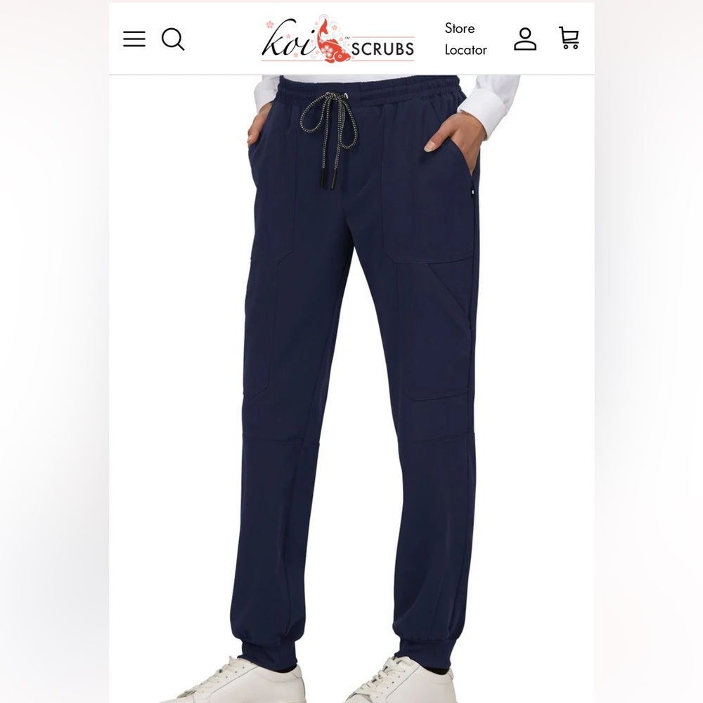 KOI NEXT GEN GOOD VIBE WOMEN'S 7-POCKET STRETCH JOGGER SCRUB PANTS